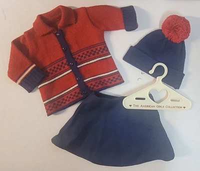 American Girl Kit's TREE HOUSE OUTFIT - Retired  Skirt, Sweater, Hanger - Image 1 of 3