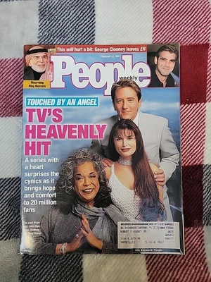 People Mag. Feb 22 1999 Touched By An Angel, Tv's Heavenly Hit. King Hussein, LN - Image 1 of 4