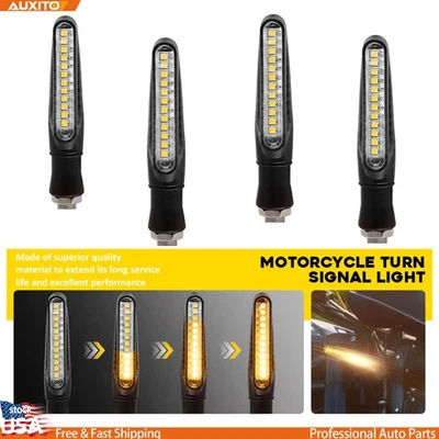 Señales de giro universales para motocicleta luz intermitente ámbar apta para Suzuki FLOWING DRZ400s Foto 1 de 4