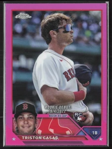 Actualización cromada Topps 2023 #USC125 Triston Casas rosa - Imagen 1 de 2