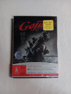 Gojira (1956 Godzilla) 2-Disc DVD Set Japanese & U.S. Versions + Book Kaiju NEW - Image 1 of 4