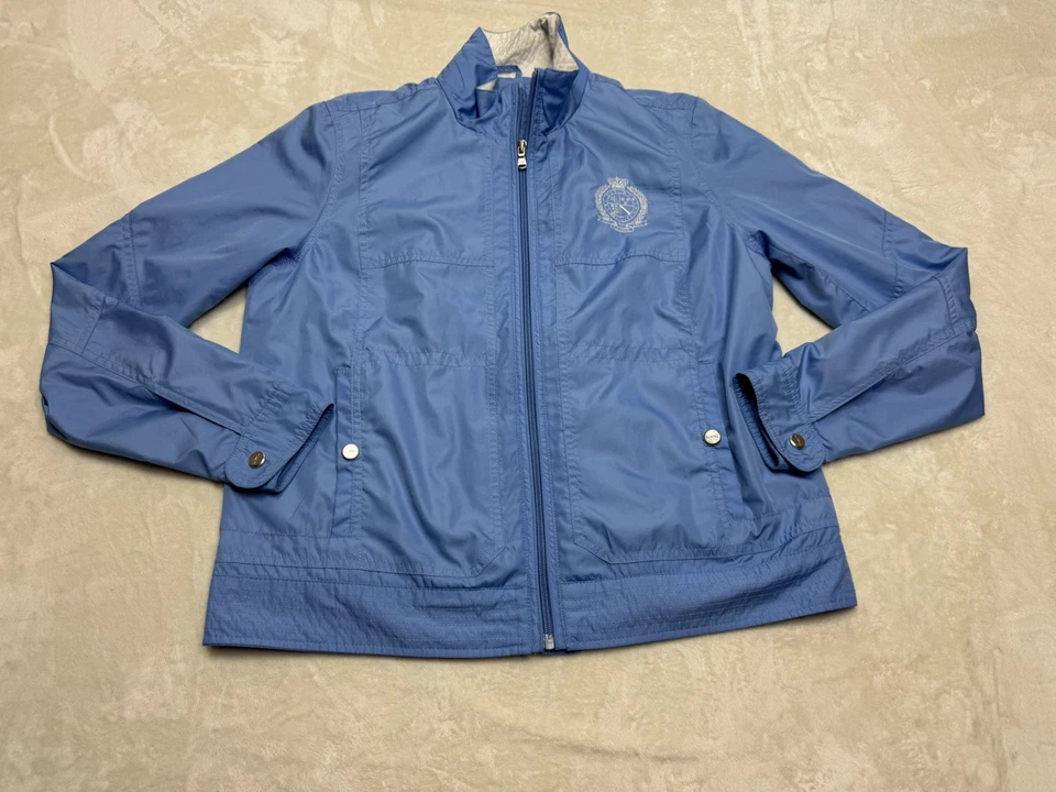Chaqueta Ralph Lauren Mujer Azul Grande Tenis Abrigo Cortavientos Damas De Colección Foto 1 de 4