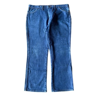 Vintage Wrangler Jeans Men's Size 40x30 USA Blue Pants Bootcut Western Tag 42x30 - Image 1 of 4