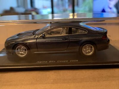 RARE BMW ALPINA B6s COUPE 2008 IN BLUE 1/43 CAR MODEL BY SPARK S0740 - Imagem 1 de 4