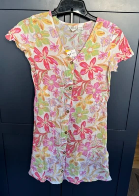 Roxy Girls Another Song Floral Sundress - Size Large (12 yrs) - Image 1 of 4