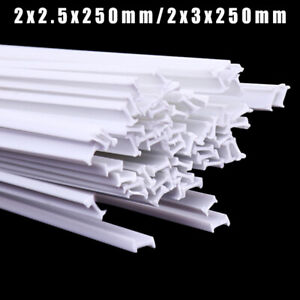 I Beam ABS Styrene Strip Section Architecture Model Making 2x2.5x250mm/2x3x250mm