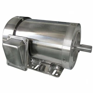 Dayton 6WY44 Washdown Mtr, 3 Ph, TEFC, 1-1/2 HP, 3480 rpm (B) - Picture 1 of 6