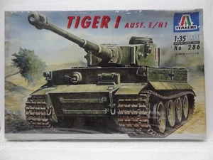 ITALERI KIT 1/35 COD. 286 - GERMAN TIGER I AUSF. E / H1  -  INTEGRO - COME NUOVO - Foto 1 di 12