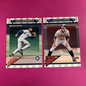 ๐ถ 1997 Donruss Fan Club Alex Rodriguez #163 & Chipper Jones #158 - Picture 1 of 2