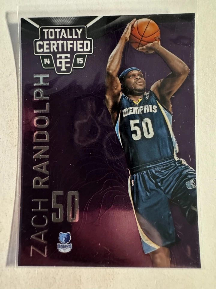 K197,590 - 2014-15 Totally Certified Platinum Purple #5 Zach Randolph #/49 - Image 1 of 1