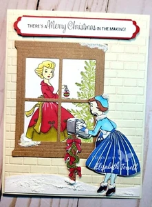 Stampin Up Christmas In The Making Lovely As A Tree Vintage Ladies Card Kit set - Picture 1 of 2