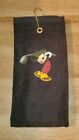Mickey Mouse Golf Trifold Towel 16x26 Black