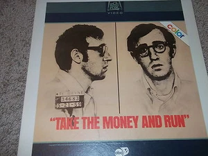 Woody Allen TAKE THE MONEY AND RUN CED videodisc rare vintage 80s - Imagen 1 de 2