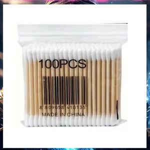 Electronic 🔌 Care with 100x Bamboo Cotton Swabs Cleaning Buds 🌿 - Picture 1 of 2