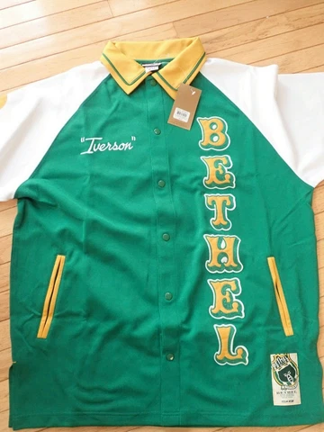 ALLEN IVERSON PHILA 76ers AUTHENTIC REEBOK BETHEL BRUINS WARM UP JACKET NWT SZ L Cover