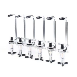 Dispensador de licor de 6 botellas barra de bebidas alcohólicas soporte de chupito de whisky hogar - Imagen 1 de 11