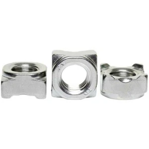 M5 M6 M8 M10 M12 A2 EDELSTAHL QUADRATISCH SCHWEISSMUTTERN DIN 928 - Bild 1 von 1