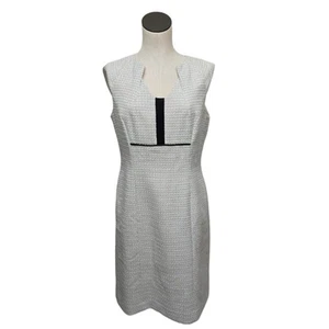 Antonio Melanie Beige Bodycon Dress Sleeveless Formal Cocktail Lined Size 10 - Picture 1 of 11