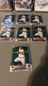 2025 Bowman Baseball Cody Freeman 1st Bowman Card Lot (7) - Rangers - Picture 1 of 1