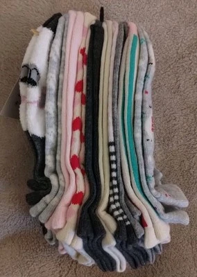 Meias femininas NO Boundaries 10 pares corte baixo - sem lhama, corações, listras ++++ - Imagem 1 de 4