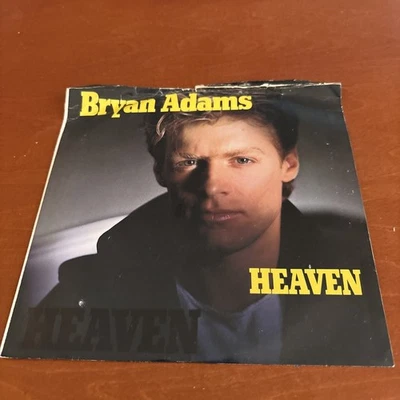 Bryan Adams : Heaven / Heaven (Live)  45 RPM Record Single w/ Picture Sleeve 7” — 第 1/4 张图片