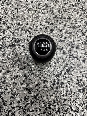 Perilla de cambio manual Beler de 6 velocidades de cuero genuino apta para Mazda 3 CX-5 Foto 1 de 2