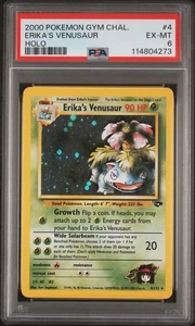 Erika'S Venusaur 2000 Pokemon Gym Challenge #4 Holo PSA 6 - Picture 1 of 2