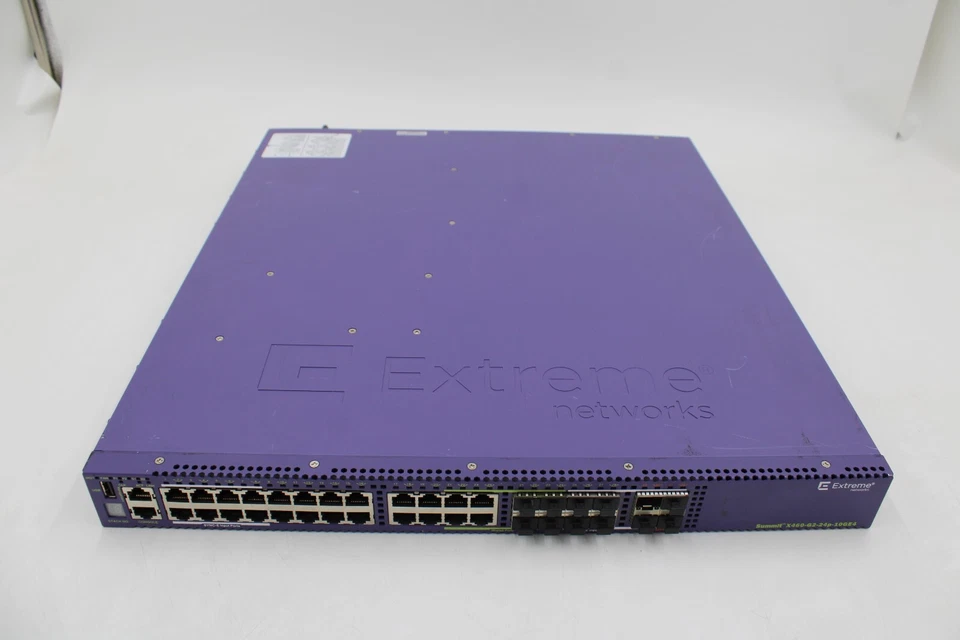Extreme Networks Summit X460-G2-24P-10GE4-Base Advanced Aggregation Switch - Image 1 of 4