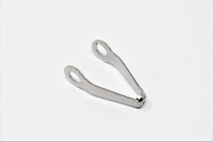 CHROME REAR BRAKE OUTER CABLE HANGER SEAT BOLT FIXING 30mm WIDTH 40mm LENGTH - Picture 1 of 2