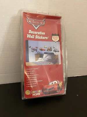 Pegatinas de pared de películas Disney Pixar CARS Lightning McQueen Mater calcomanías nuevas 2006 Foto 1 de 4