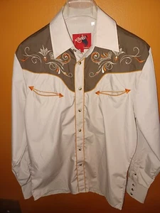 Rodeo Clothing Co. Herren Größe Small Kragen, Perlen Druckknopfleiste neu mit Etikett - Bild 1 von 7
