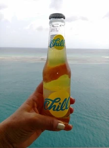 CHILL BEER ARUBA Bierflaschenetikett Etikett Bier 2-tlg. Karibik Caribbean; K1 - Bild 1 von 1