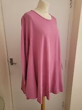 BNWT Italian Lagenlook Pink Diverse Tunic Size 16/18/20/22