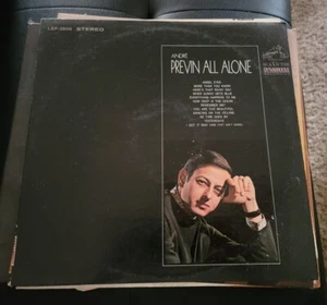 ANDRE Previn Previn All Alone Vinyl Record RCA Victor LSP-3806 - Picture 1 of 2