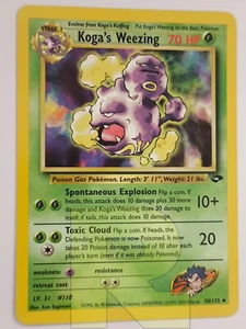 Koga's Weezing ® Gym Challenge 50/132 ® Non Comune ® Pokemon ® Inglese ® EX+ - Picture 1 of 2