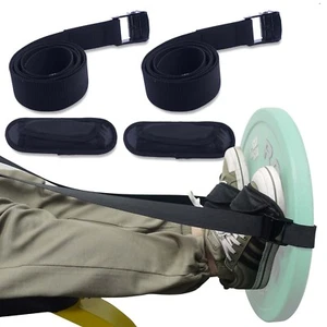 Tibialis Trainer Strap Calf Raise Machine for Barbell Plates Double Feet workout - Picture 1 of 11