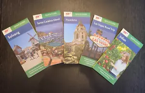 Lot AAA Quick Guide Maps JULIAN PASADENA SOLVANG SANTA CATALINA ISLAND LAS VEGAS - Picture 1 of 1
