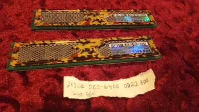 PC2-6400 DDR2 800 2x1GB OCZ2SOE8002GK Special ops Edition - Image 1 of 3
