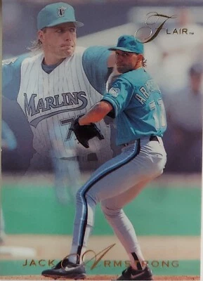 Jack Armstrong, 1993 Flair #46 - Stock# 3831 - Image 1 of 2