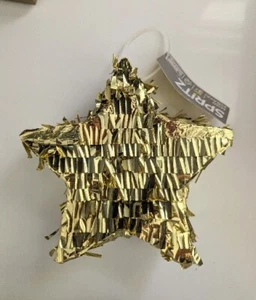 Decoración de piñata Spritz mini dorada en forma de estrella -  - Imagen 1 de 3