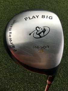 Play Big Fairway Metal FM-100 3 Wood / RH ~43" / Regular Steel Shaft / gw2655 - Picture 1 of 8