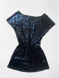 Ladies Glitter Dress Top Sleeveless Blouse SIZE 8 evie COLLECTION - Picture 1 of 4