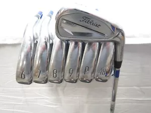 Used Titleist T350 Iron Set 5-PW, 48* TT AMT Red R300 Regular Flex Steel Shafts - Picture 1 of 8