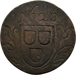 Gravierte Marke 1626 Bronze 28 mm/ 4,9 g Albert Cornelis Münze Original #LQS185 - Bild 1 von 2