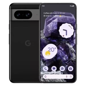 Google Pixel 8 - 128GB - Unlocked - Obsidian - Excellent Condition - Afbeelding 1 van 5