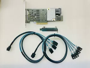 Fujitsu S3108 D3216 SAS 1GB Cache 12GB RAID Controller Card + 2* SFF-8643 SATA - Picture 1 of 5