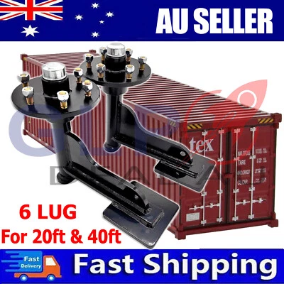 HEAVY DUTY WHEELS | 6 LUG | The Original Shipping Container Wheels - image 1 of 4