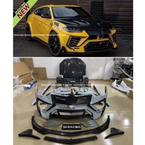 For Lamborghini Urus Exterior Body kit Hood Front Rear Bumper Side Skirt Fenders - Picture 1 of 16