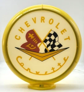 Chevrolet Corvette Gas Pump Globe - SHIPS FULLY ASSEMBLED - MADE IN THE USA!! - Picture 1 of 20