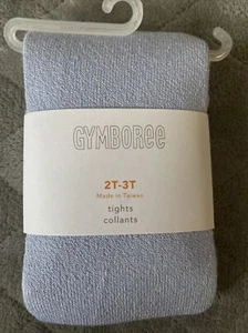 Gymboree Girl's Light Blue Sparkle Tights Girl Size 2T/3T 2/3 New - Picture 1 of 2